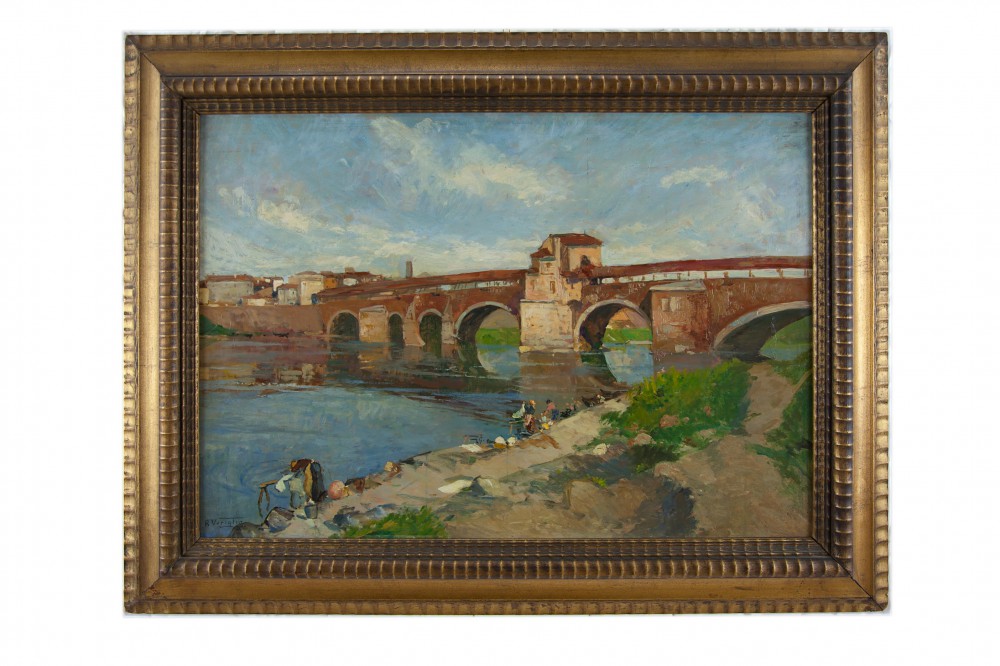 riccardo viriglio: Lavandaie sul Ticino a Pavia 